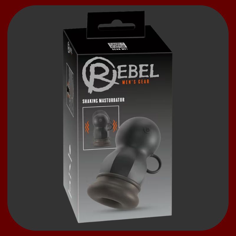 Erosiana Rebel Ultra-Strong Shaking Masturbátor – výkonný pánský masturbátor s intenzivními vibracemi a ergonomickým designem