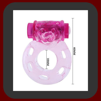 Erosiana vibrační kroužek Baile – kompaktní a diskrétní, tělu bezpečný silikon/plast, rozměry 1,8 × 4 cm, s více vibračními režimy pro solo i párovou stimulaci, napájení 1× AG3 baterie, vhodný pro použití s lubrikantem na vodní bázi a snadnou údržbu.