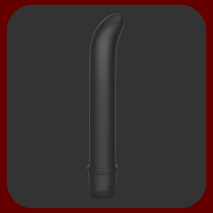 Černý vibrátor Faase Secret Wave s úzkým zakřiveným tvarem pro přesnou stimulaci bodu G, plynulé vibrace, ideální pro diskrétní potěšení.