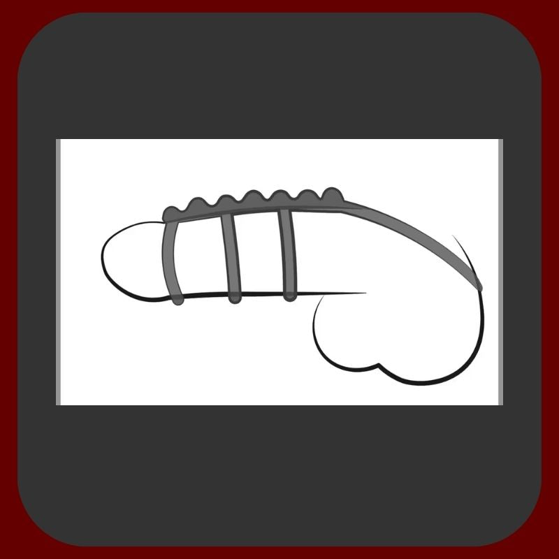 Měkký a pružný erekční kroužek se stimulačními drážkami | Intenzivní potěšení pro oba