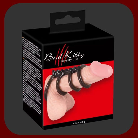 Měkký a pružný erekční kroužek se stimulačními drážkami | Intenzivní potěšení pro oba