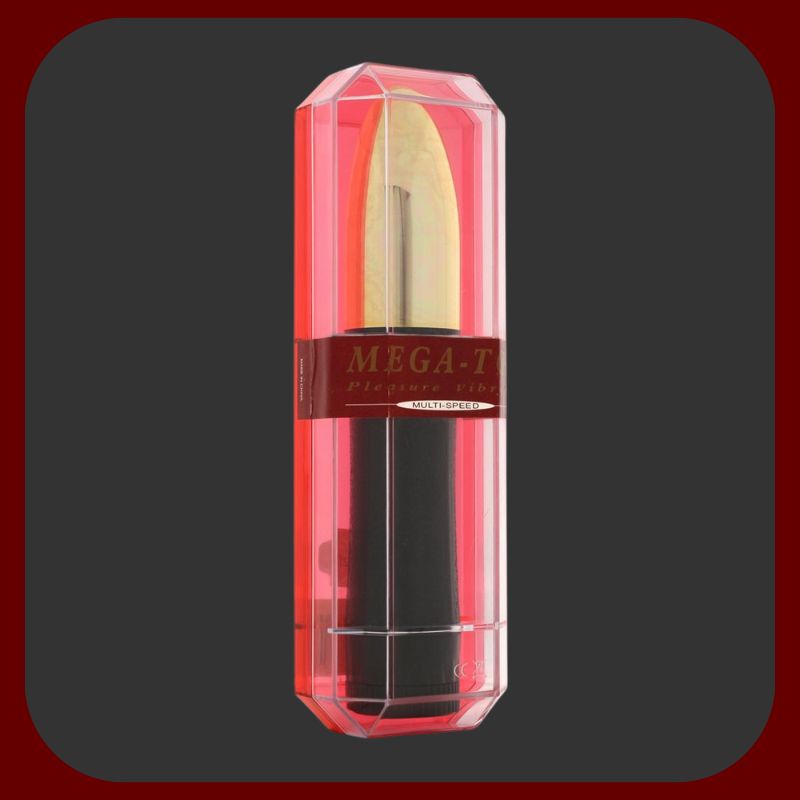 Vícerychlostní vibrátor Golden Vibe v černé a zlaté barvě, 20 x 3,5 cm, klasický tvar, elegantní design a silné vibrace.