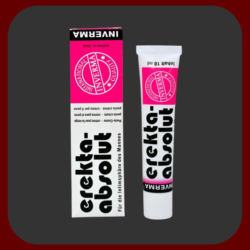 Elektro stimulační krém INVERMA pro muže, 18 ml, německá kvalita, podporuje prokrvení penisu a intenzivní sexuální zážitky.
