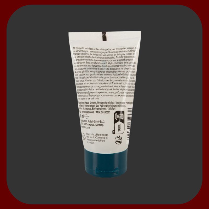 Just Glide Anální lubrikant s kyselinou hyaluronovou, panthenolem a silikonovým olejem v balení 50-200 ml