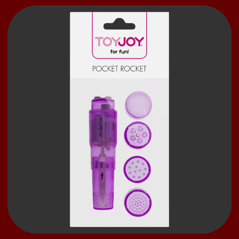 Kompaktní vibrátor na klitoris se 4 vyměnitelnými hlavicemi, intenzivní vibrace, ideální pro předehru i sólové hry.