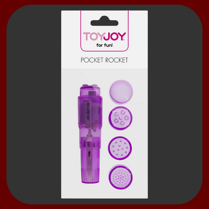 Kompaktní vibrátor na klitoris se 4 vyměnitelnými hlavicemi, intenzivní vibrace, ideální pro předehru i sólové hry.