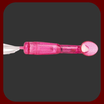 Fialová klitorální vakuová pumpa s vibracemi, ručním sáním a masážními štětinkami, 3 vibrační režimy pro intenzivní stimulaci klitorisu.