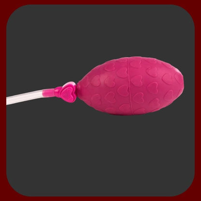 Fialová klitorální vakuová pumpa s vibracemi, ručním sáním a masážními štětinkami, 3 vibrační režimy pro intenzivní stimulaci klitorisu.