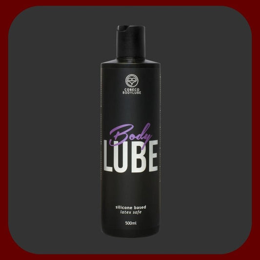 Lahvička lubrikantu West East na silikonové bázi, 500 ml, zajišťující dlouhotrvající a hladkou kluznost při intimním použití.