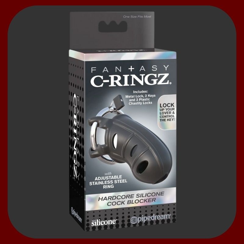 Luxusní silikonové pásy cudnosti pro muže FETISH FANTASY – tělové, ergonomické, se zámkem pro BDSM a hry s kontrolou – EROSIANA