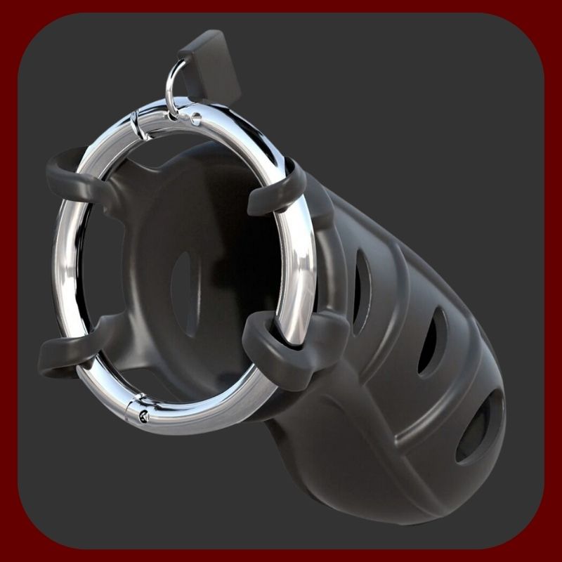 Luxusní silikonové pásy cudnosti pro muže FETISH FANTASY – tělové, ergonomické, se zámkem pro BDSM a hry s kontrolou – EROSIANA