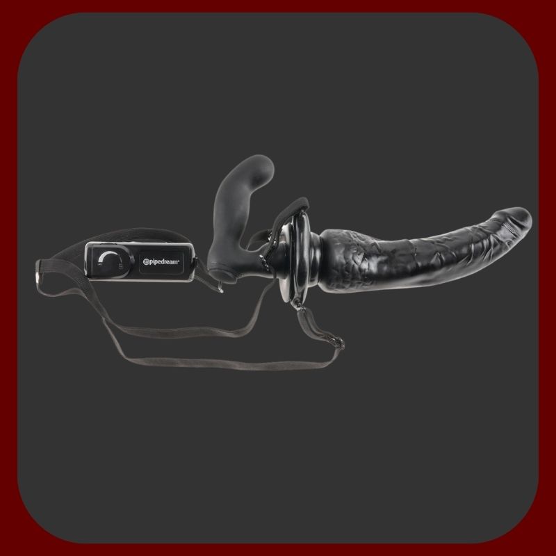 Tělové vibrační strapless dildo bez postroje pro ženy s vnitřní stimulací a vibracemi – luxusní erotická pomůcka pro lesbické páry – EROSIANA