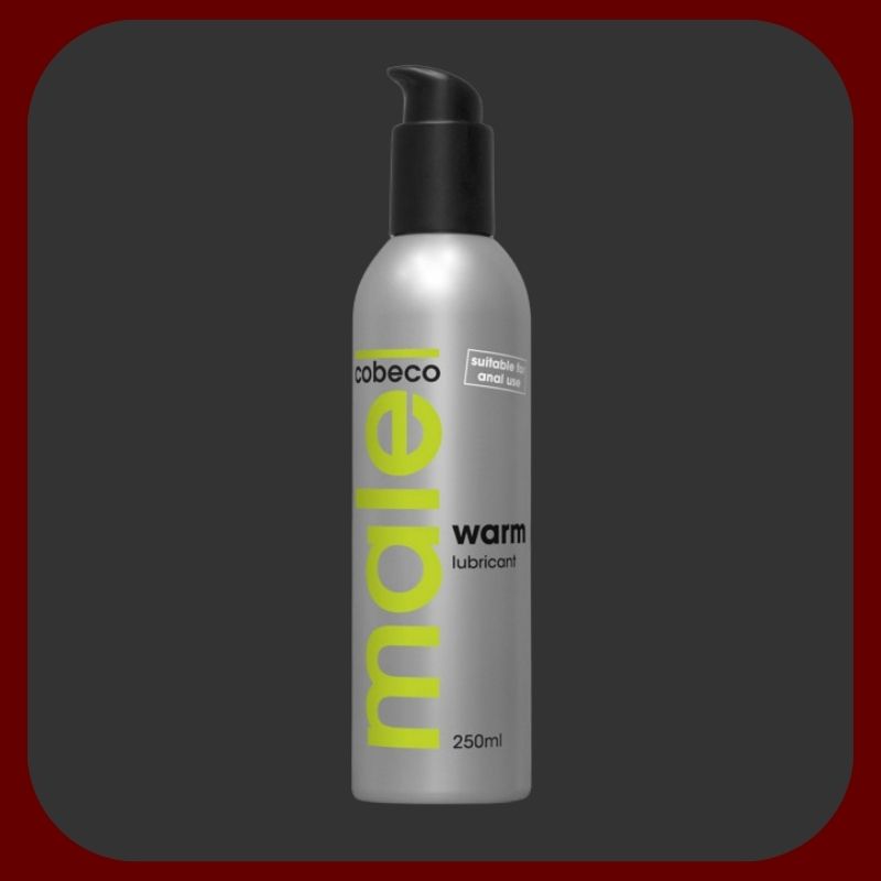 MALE lubrikant na vodní bázi s hřejivým efektem, 250 ml, hypoalergenní, bez zápachu, ideální pro citlivou pokožku.