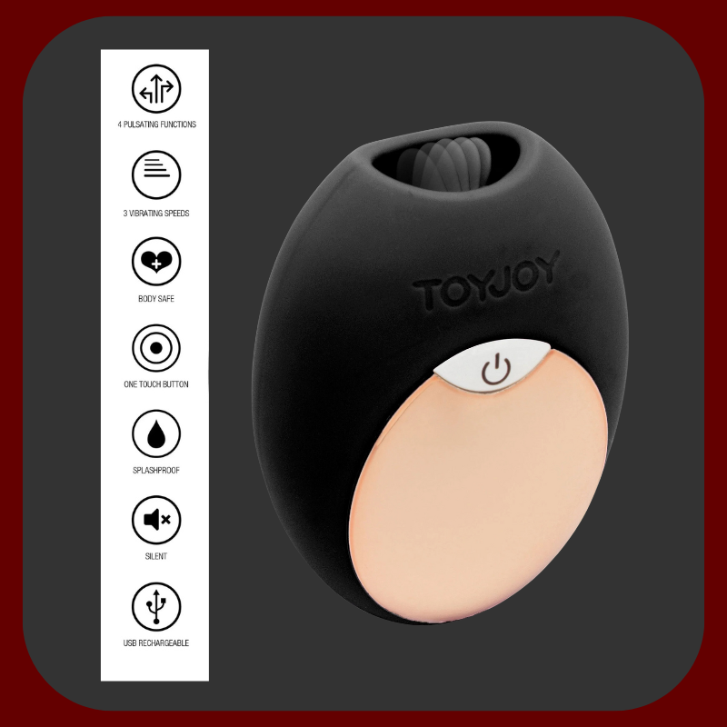 Mini vibrační jazyk s lízacími lopatkami pro stimulaci klitorisu. 3 vibrační režimy a 4 pulzní funkce. Vyroben z jemného silikonu, USB dobíjení, diskrétní a skladný.