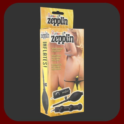 Černý nafukovací anální kolík s vibracemi, 14,5 cm dlouhý, s třemi stimulačními koulemi a nastavitelným průměrem až do 10 cm.