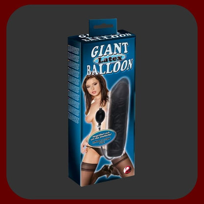 Nafukovací dildo MONSTER v tělové barvě, délka 31,5 cm, průměr až 10 cm, s pumpičkou a bezpečnostním ventilem