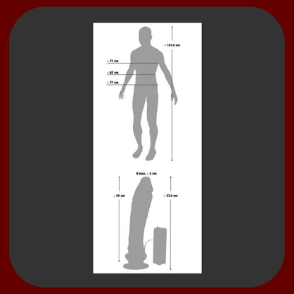 Nafukovací panák Gary s černými vlasy a odnímatelným vibrujícím penisem, délka 20,5 cm, realistický erotický společník s ústy a análním otvorem – EROSIANA