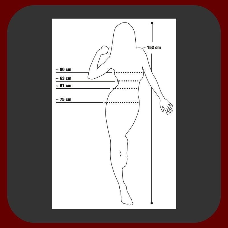 Černá nafukovací panna Anča 160 cm s realistickými otvory úst, vagíny a análu, detailní 3D obličej a černé vlasy – EROSIANA