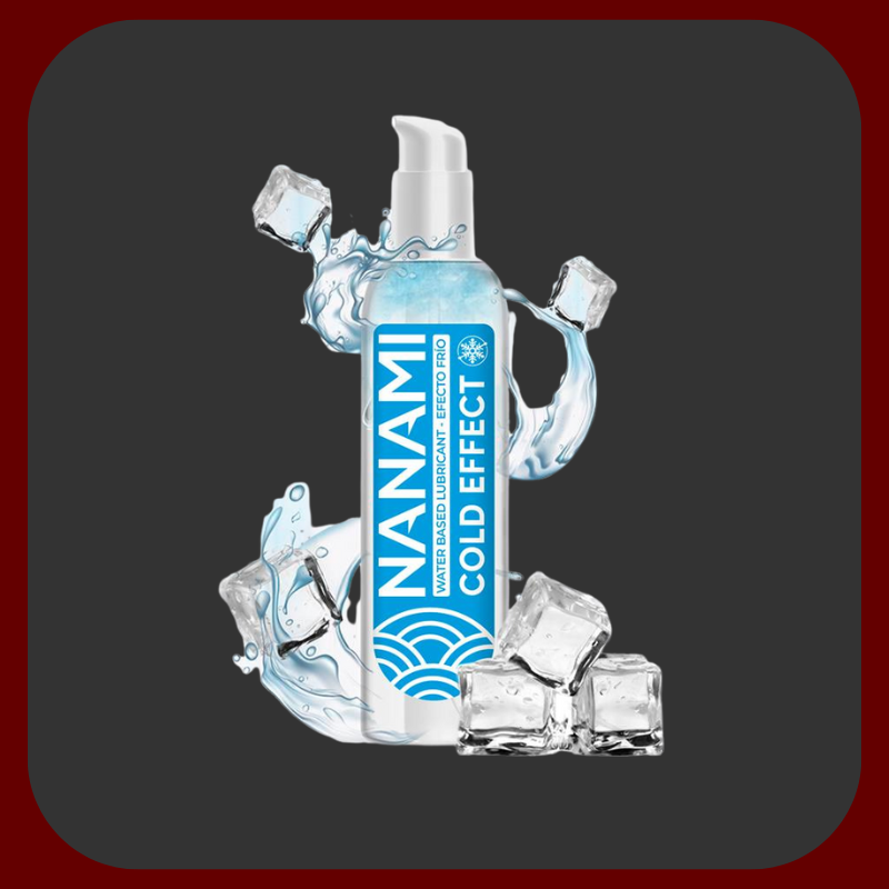 Lahvička lubrikantu Nanami Cool Touch o objemu 150 ml s chladivým efektem, bez vůně a barvy, vhodná pro všechny typy intimních her.