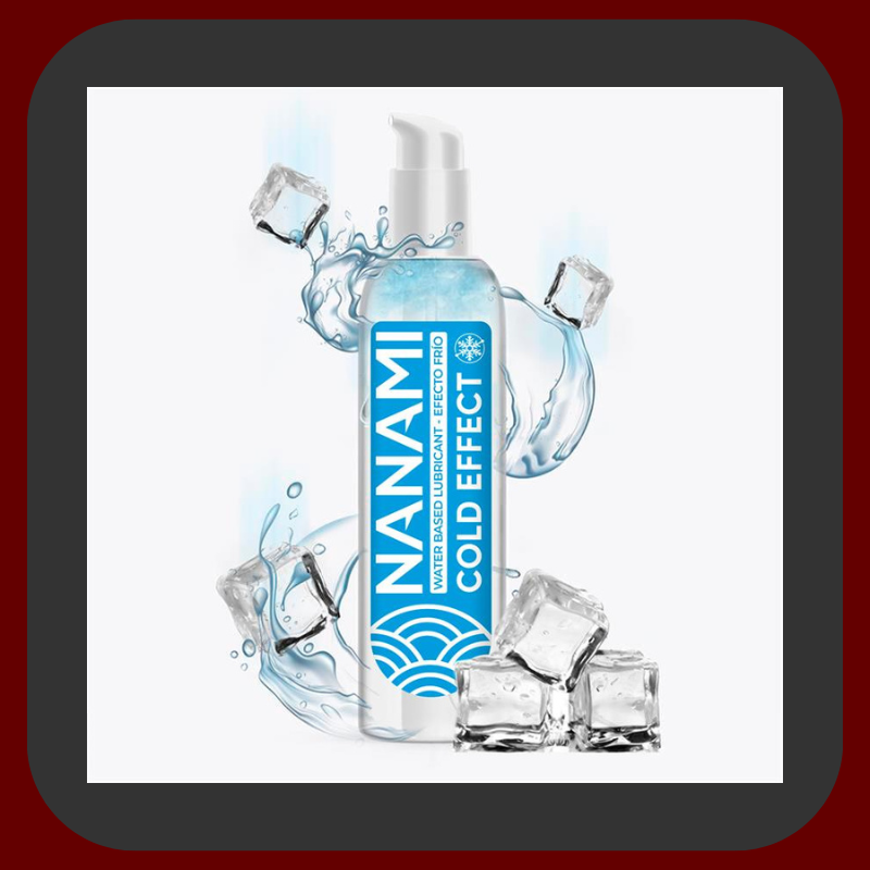 Lahvička lubrikantu Nanami Cool Touch o objemu 150 ml s chladivým efektem, bez vůně a barvy, vhodná pro všechny typy intimních her.
