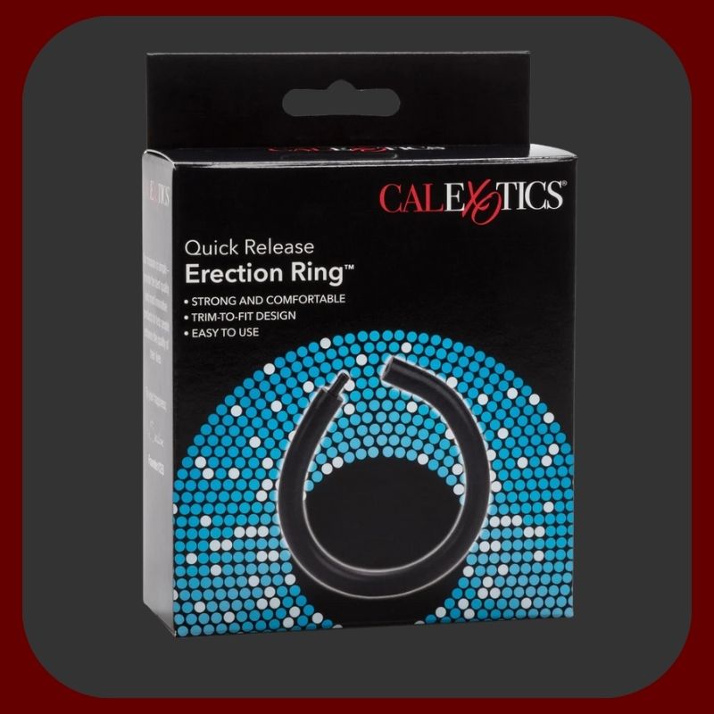 Černý silikonový nastavitelný napínací kroužek na penis s bezpečným zámkem pro pevnou a dlouhotrvající erekci