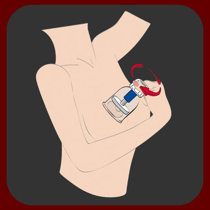 Výkonné průhledné odsávačky na bradavky XL – sada 2 kusů, zvýšení citlivosti a intenzivní stimulace, rozměry 10,5 x 5,8 cm.