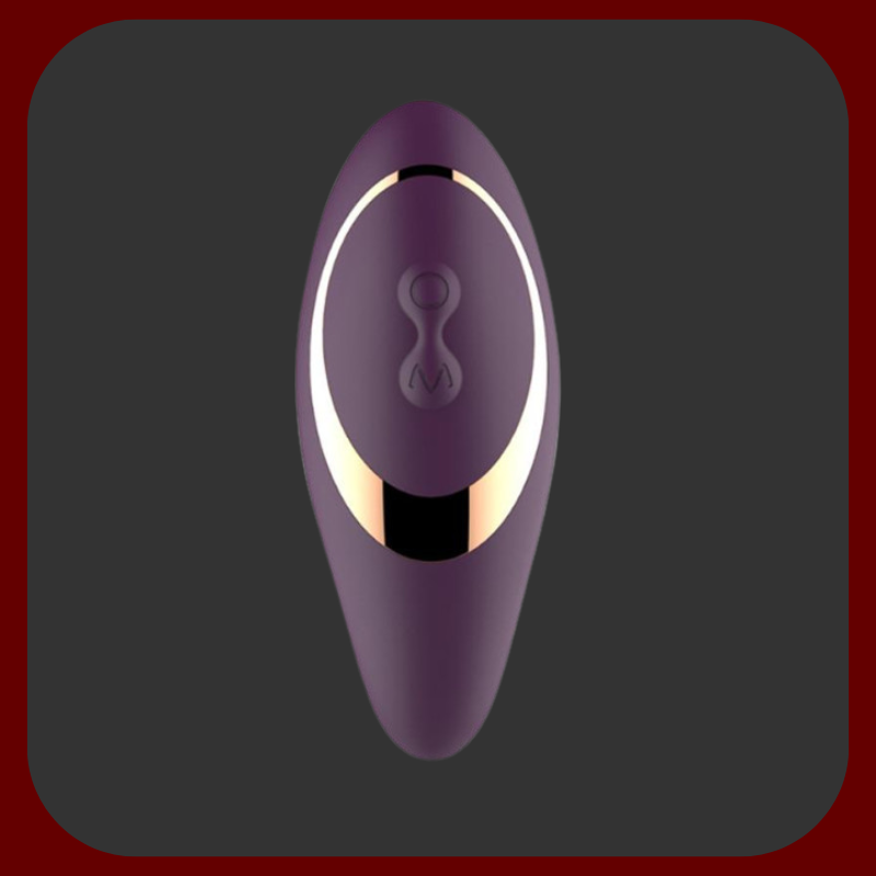 Fialový vibrátor Orgasmic Duo 2v1 s funkcí sání klitorisu a vibracemi na bod G, voděodolný, dobíjecí, z prémiového silikonu.

