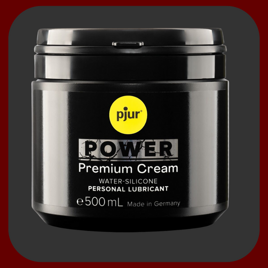 Krémový lubrikant PJUR Power 500 ml – pro fisting, extrémní sex, dlouhotrvající a hustá konzistence, vhodný s kondomy a pomůckami.