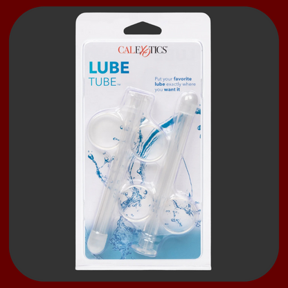 Dvojbalení plastových stříkaček na lubrikant, průhledné, 8,25 cm, CalExotics – intimní dávkovací pomůcka