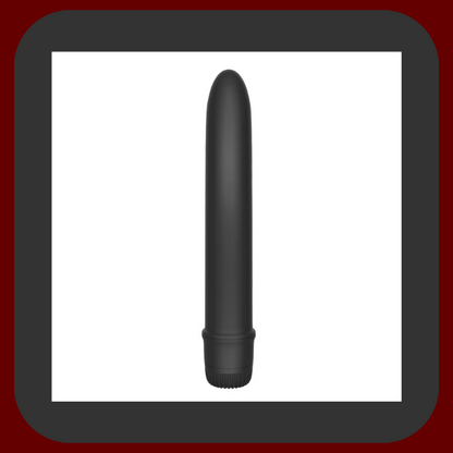 Černý vibrátor Raand Pure Pleasure s plynulým ovládáním vibrací pomocí otočného kolečka, ideální pro diskrétní každodenní potěšení.

