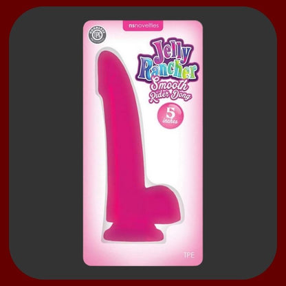 Realistické dildo z růžového transparentního TPE, s jemným žilkováním, realistickým žaludem a pevnou přísavkou – ideální pro vaginální i anální potěšení.