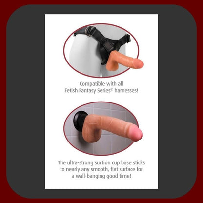 Realistický vibrátor N°5 z Fanta Flesh s přísavkou, žilkami a tělovým vzhledem