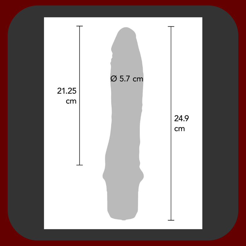 Realistický vibrátor v růžové barvě, vyrobený z voděodolného silikonu. Nabízí 7 vibračních režimů, realistický žalud a ergonomický tvar pro stimulaci bodu G a anální potěšení.