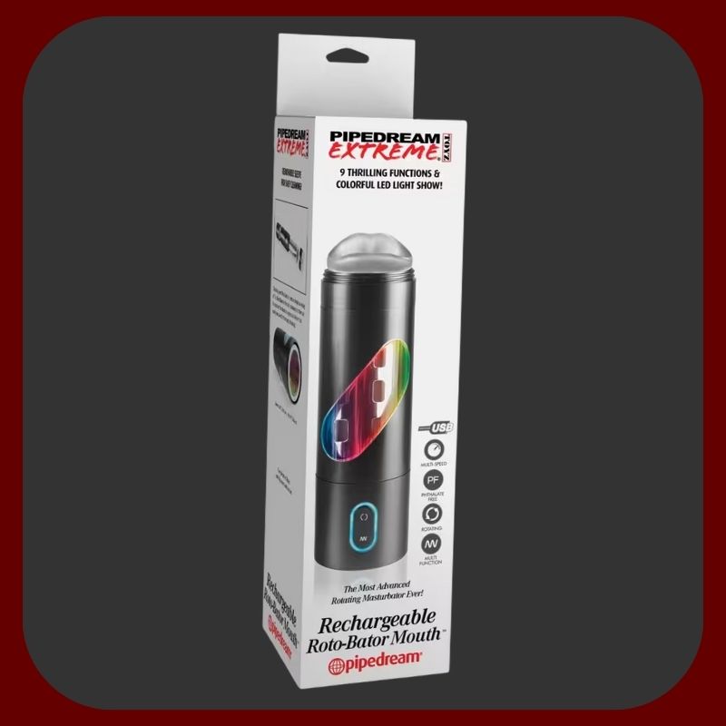 Robotizovaný výstrekový masturbátor pre mužov 23 × 7 cm, automatický, USB dobíjací, s nastaviteľnou turbo stimuláciou.