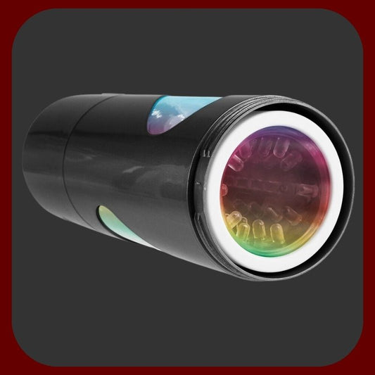 Robotizovaný výstrekový masturbátor pre mužov 23 × 7 cm, automatický, USB dobíjací, s nastaviteľnou turbo stimuláciou.