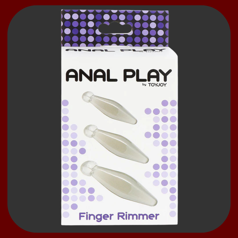 Sada 3 měkkých análních kolíků na prsty od ToyJoy s různými velikostmi pro individuální stimulaci.
