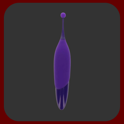 Elegantní fialový vibrační stimulátor klitorisu s výměnnými hlavicemi, vyrobený z jemného silikonu, vyrobený až 20 000 vibrací za minutu pro intenzivní ženské potěšení a perfektní klitorální orgasmus.