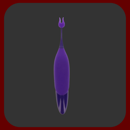 Elegantní fialový vibrační stimulátor klitorisu s výměnnými hlavicemi, vyrobený z jemného silikonu, vyrobený až 20 000 vibrací za minutu pro intenzivní ženské potěšení a perfektní klitorální orgasmus.