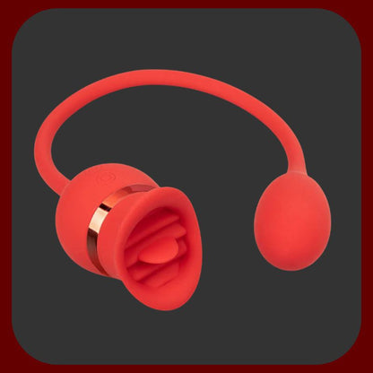 French Kiss Xtreme – oranžový stimulátor s vibrační kuličkou, silikonovými štětinkami a 12 režimy pro dvojitou rozkoš – EROSIANA.