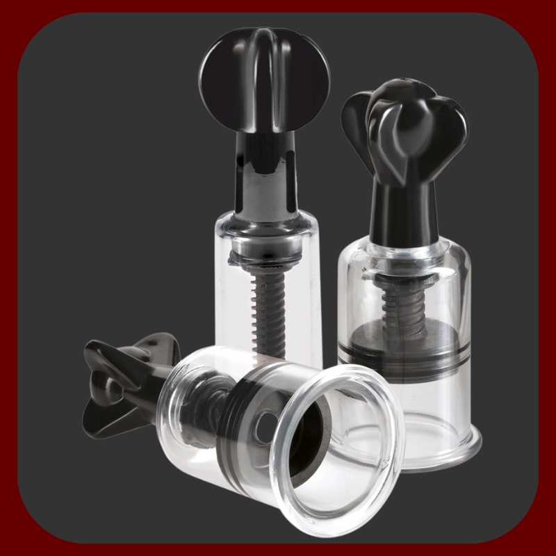 Super Sání Trio – sada tří přísavek pro intenzivní stimulaci bradavek a klitorisu, které vytvářejí silné vakuum pro maximální citlivost a potěšení.