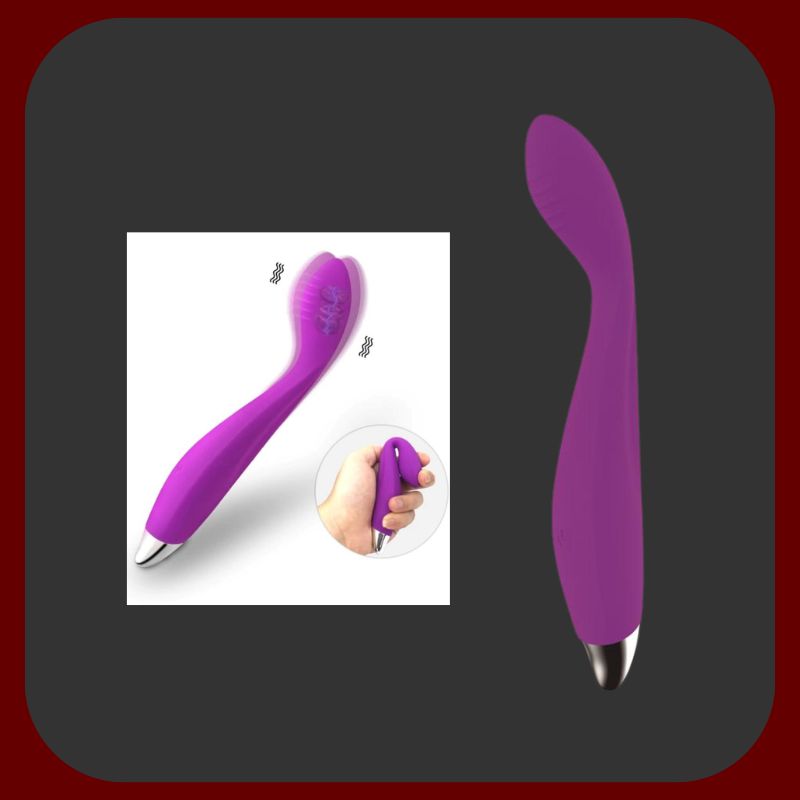 Silikonový G-spot vibrátor Ten s 10 vibračními režimy, zakřivenou špičkou a voděodolným designem pro intenzivní stimulaci bodu G.