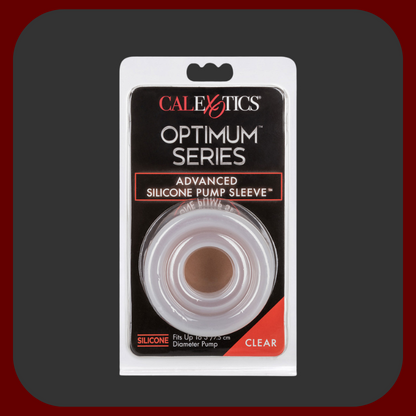 Transparentní silikonové náhradní pouzdro pro vakuové pumpy na penis, elastické a přizpůsobivé pro maximální komfort a efektivní zvětšení.