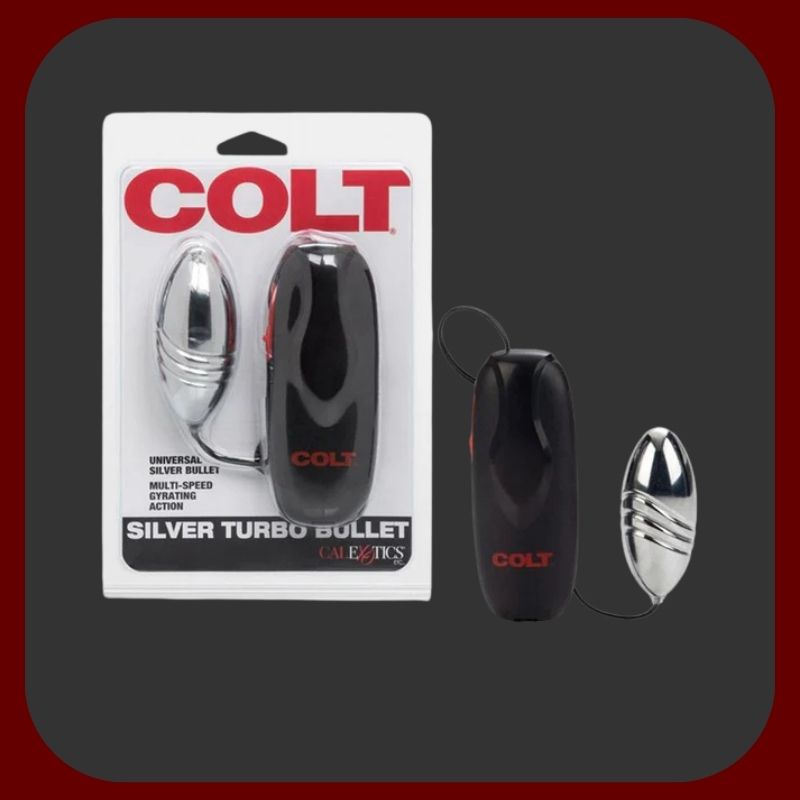 Kompaktní stříbrné vibrační vajíčko Bullet Silver s turbo vibracemi, vhodné pro klitorální i vaginální stimulaci. Délka 7,5 cm.