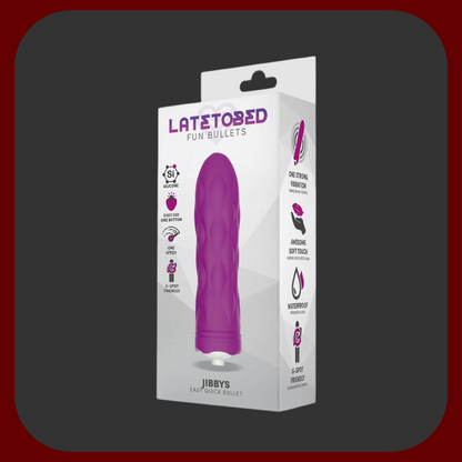 Fialový mini vibrátor Twistie Bliss se spirálovým silikonovým povrchem, ideální pro diskrétní stimulaci s plynulou regulací vibrací.