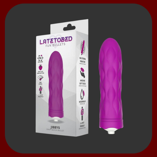 Fialový mini vibrátor Twistie Bliss se spirálovým silikonovým povrchem, ideální pro diskrétní stimulaci s plynulou regulací vibrací.