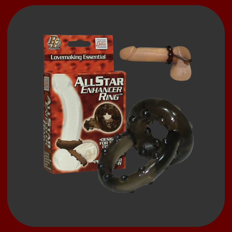 Ultra stimulační prstenec na penis a varlata pro zlepšení erekce a stimulaci pro váš penis.
