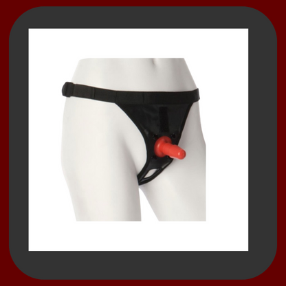 Unisex Strap-On postroj s Vac-U-Lock systémem pro maximální kontrolu a potěšení.