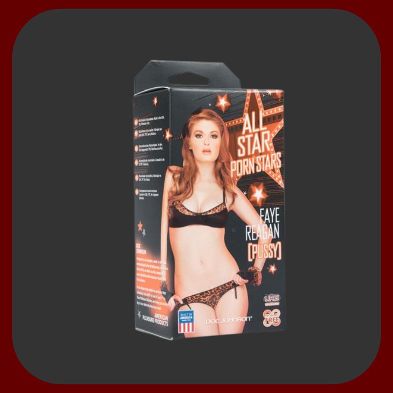 Vaginální masturbátor Faye Reagan v tělové barvě z materiálu UR3 – ultra realistický, pružný a detailně zpracovaný