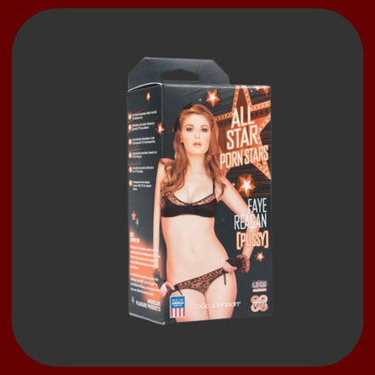 Vaginální masturbátor Faye Reagan v tělové barvě z materiálu UR3 – ultra realistický, pružný a detailně zpracovaný