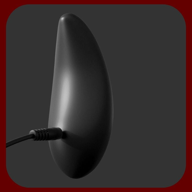 Černý vibrační anální kolík s dálkovým ovládáním z lékařského silikonu – 11 cm dlouhý, ergonomický, s 20 vibračními režimy pro mužskou i ženskou stimulaci.